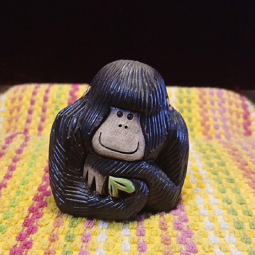 Charming Artesania Rinconada #179 Gorilla Figurine- Made In Uruguay